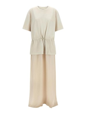 HAIKURE: Knielange Kleider - Knielanges Kleid - Beige