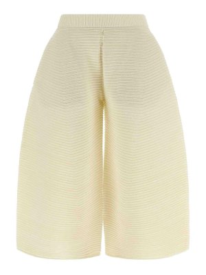 ISSEY MIYAKE: casual trousers - Corrugated Knit Pants