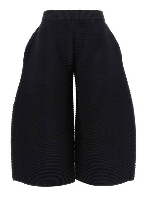 ISSEY MIYAKE: casual trousers - Corrugated Knit Pants