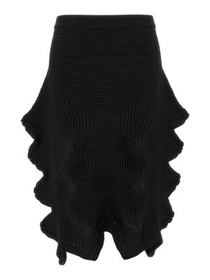 ISSEY MIYAKE: Knee length skirts & Midi - Lnkage Skirt