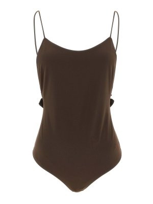JACQUEMUS: Maillots une pièce  - Maillot De Bain - Marron