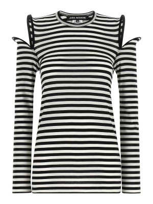 JUNYA WATANABE: t-shirts - Sculptural Shoulder T-Shirt