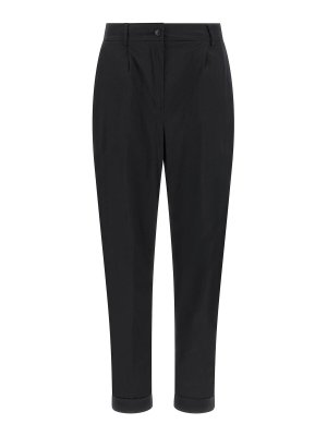 KITON: pantaloni casual - Pantaloni in popeline