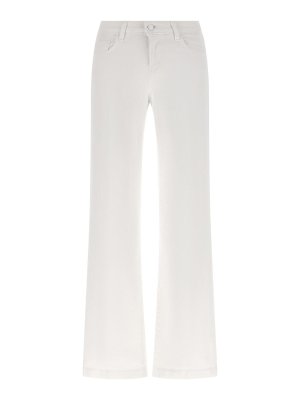 L'AGENCE: Straight Leg Jeans - Straight Leg Jeans - Weiß