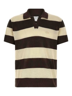 LACOSTE: polo - Polo con punto catenella