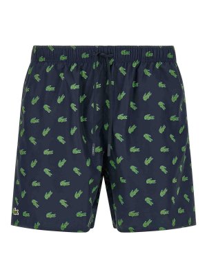 LACOSTE: costumi interi - Costume da bagno in coccodrillo