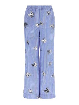 LE TWINS: Pantalones casual - Pantalón Casual - Azul Claro
