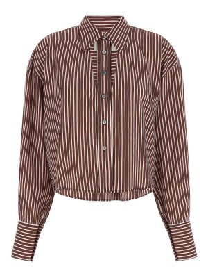 LE TWINS: Chemises - Chemise - Marron