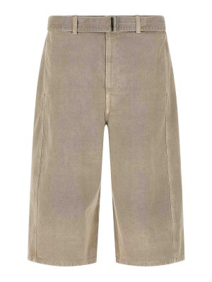 LEMAIRE: Trousers Shorts - Denim Bermuda Shorts
