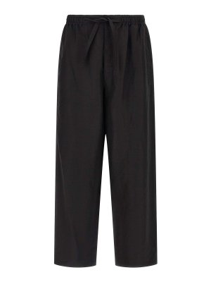 LEMAIRE: Pantalons casual - Pantalons Décontractés - Noir