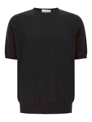 MA'RY'YA: Suéteres con cuello pico - Suéter Cuello Redondo - Negro