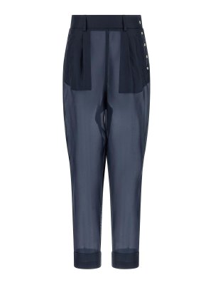 JEJIA: Pantalons casual - Pantalons Décontractés - Bleu