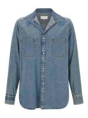 Maison Margiela: Chemises - Chemise - Bleu