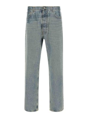 Maison Margiela: Jeans Rectos - Vaqueros Rectos - Azul