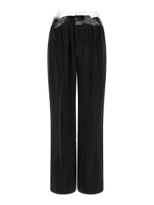 Maison Margiela: pantaloni casual - Pantaloni nastrati