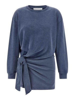 Isabel Marant Etoile: Knielange Kleider - Knielanges Kleid - Blau