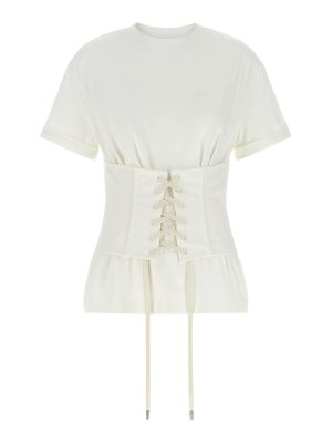 ALEXANDER MCQUEEN: T-shirts - T-Shirt - Weiß
