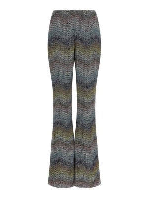MISSONI: カジュアルトラウザー - カジュアルパンツ - マルチカラー