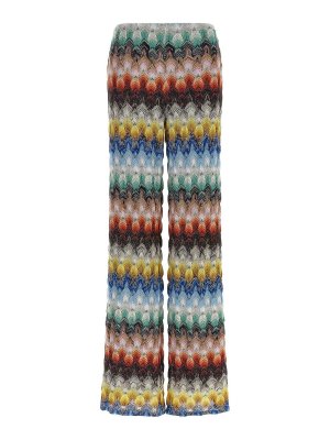 MISSONI: カジュアルトラウザー - カジュアルパンツ - マルチカラー