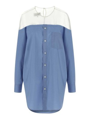 MM6 MAISON MARGIELA: Chemises - Chemise - Bleu Clair