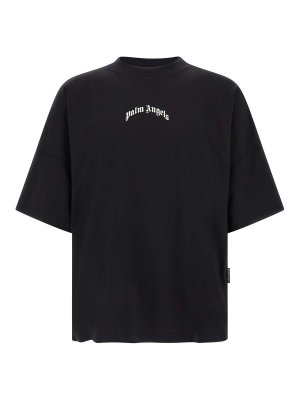 Palm Angels: Camisetas - Camiseta - Blanco