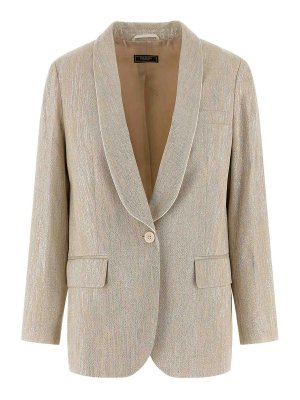 PESERICO: Blazer - Blazer - Beige