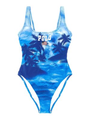 POLO RALPH LAUREN: one-piece - One-Piece Swimsuit