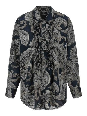 R13: shirts - Paisley Print Shirt