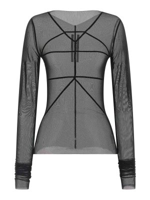 RICK OWENS: crew necks - Temple Top Sweater