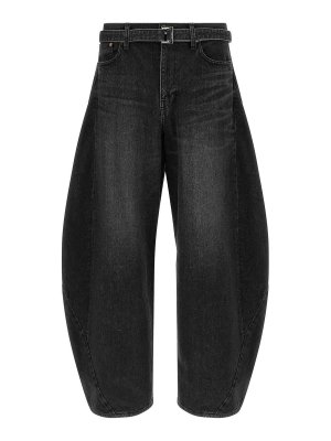 Sacai: トラウザーショーツ - ショートパンツ - 黒