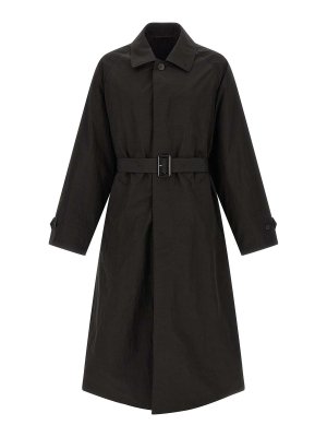 SSSTEIN: trench coats - Technical Fabric Trench Coat