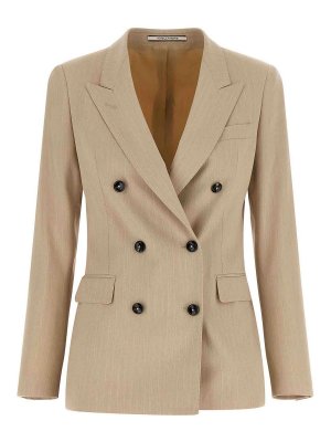 TAGLIATORE: Blazer - Blazer - Beige
