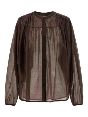 TWINSET: Hemden - Hemd - Braun