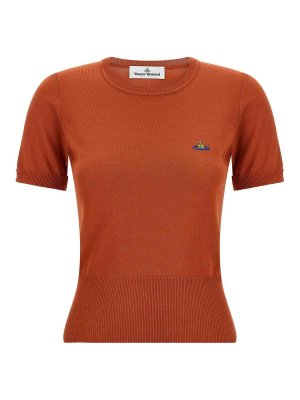 VIVIENNE WESTWOOD: Tops y camisetas sin mangas - Top - Naranja