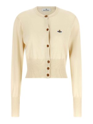 VIVIENNE WESTWOOD: Cárdigans - Cárdigan - Blanco