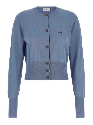VIVIENNE WESTWOOD: Cárdigans - Cárdigan - Azul Claro