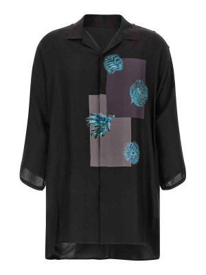YOHJI YAMAMOTO: shirts - Silk Shirt