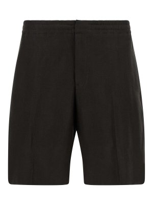 ZEGNA: Trousers Shorts - Linen Bermuda Shorts