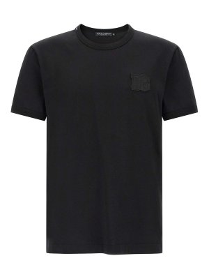 DOLCE & GABBANA: Tシャツ - Tシャツ - 黒