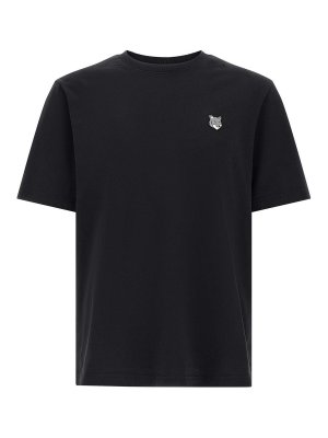 MAISON KITSUNÉ: Tシャツ - Tシャツ - 黒