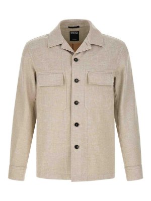 ZEGNA: Blusen - Bluse - Grau