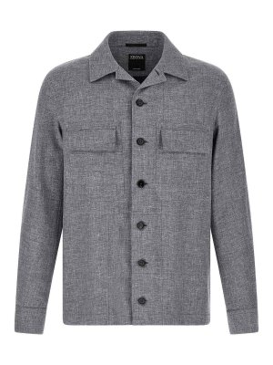 ZEGNA: Blusas - Blusa - Azul