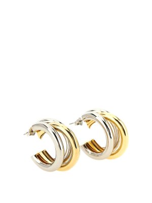 RABANNE: Earrings - Triple Hoop Earrings