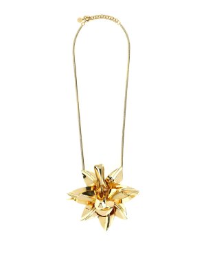RABANNE: Necklaces & Chokers - Flower Pendant Necklace