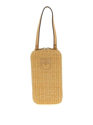 Pinko: Cases & Covers - Raffia Smartphone Holder