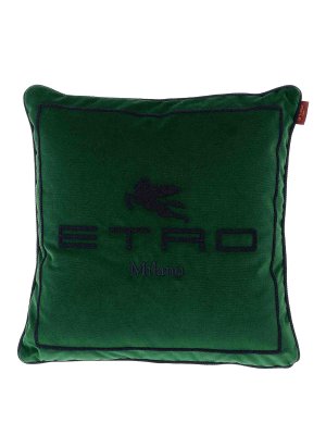 ETRO: homeware - Logo Cushion