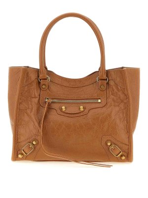 BALENCIAGA: Bolsos Shopping - Bolso Shopping - Marrón