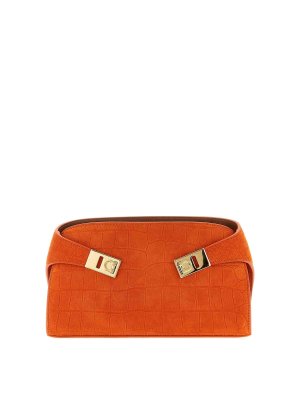 SALVATORE FERRAGAMO: Umhängetaschen - Umhängetasche - Orange