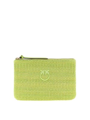 Pinko: pochette - Pochette in rafia