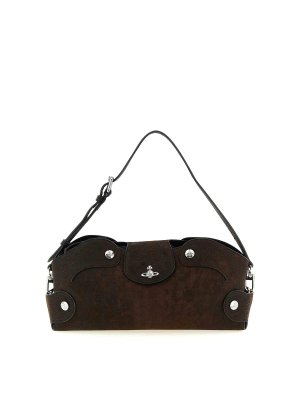 VIVIENNE WESTWOOD: Clutch - Pochette - Marron